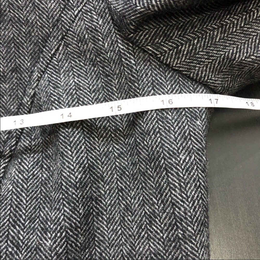 New Eddie Bauer Wool Coat Herringbone Military 4 - Picture 6 of 8